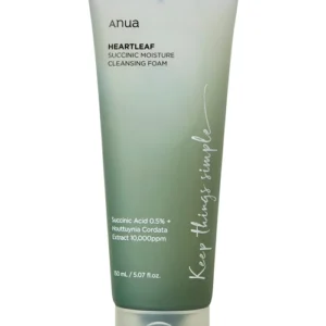 ANUA – Espuma Limpiadora Heartleaf Succinic Moisture Cleansing Foam