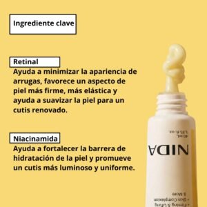 NIDA-Crema para ojos  Revive para rostro y cuello